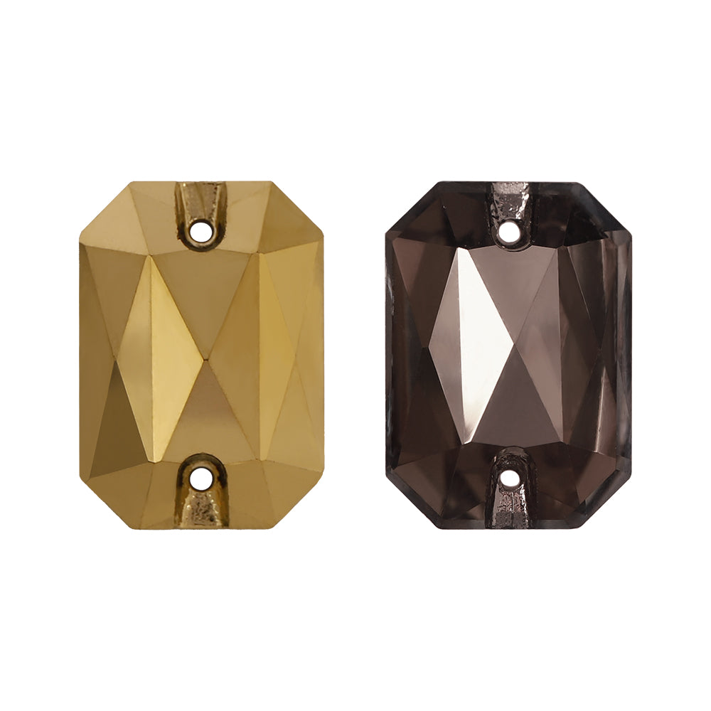 Shinestone di cucitura in vetro di alta qualità a forma di dorado Immagine secondaria del prodotto