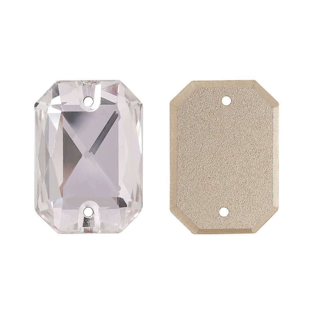 Crystal Octagon Shape High Quality Glass Sew-on Rhinestones WholesaleRhinestone