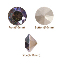 Ghost Light XIRIUS Chaton Shape High Quality Glass Pointed Back Fancy Rhinestones WholesaleRhinestone