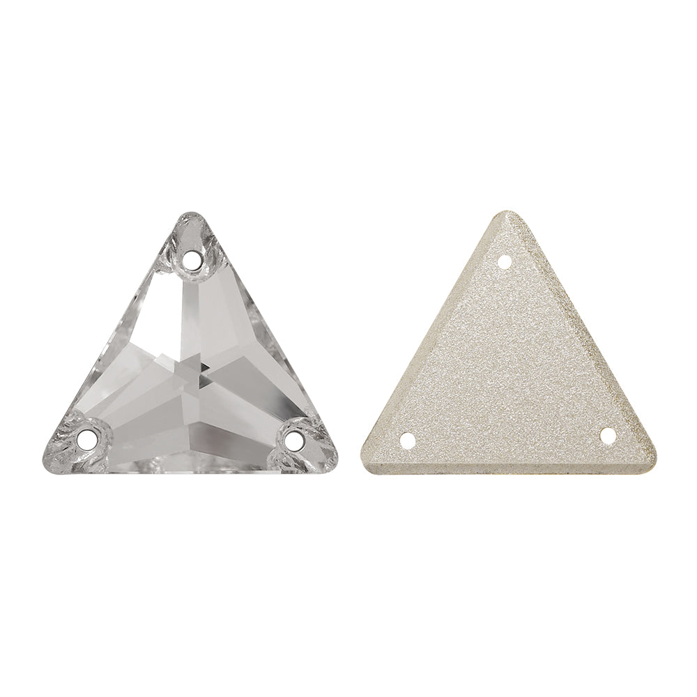 Crystal Triangle Shape High Quality Glass Sew-on Rhinestones Secondary image