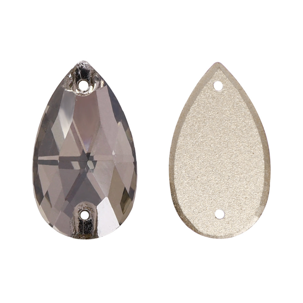 Satin Drop Shape High Quality Glass Sew-on Rhinestones Secondary image