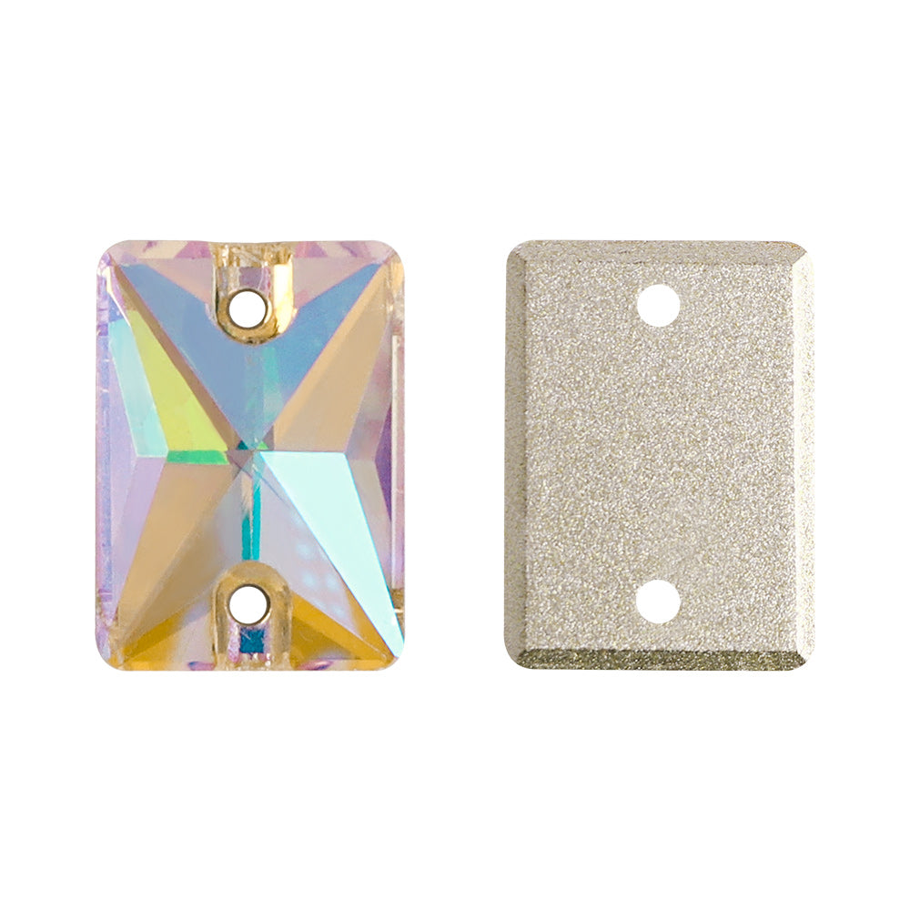 Paradise Shine Rectangle Shape High Quality Glass Sew-on Rhinestones Secondary image