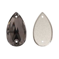 Black Diamond Drop Shape High Quality Glass Sew-on Rhinestones WholesaleRhinestone