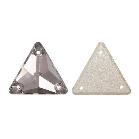 Satin Triangle Shape High Quality Glass Sew-on Rhinestones WholesaleRhinestone