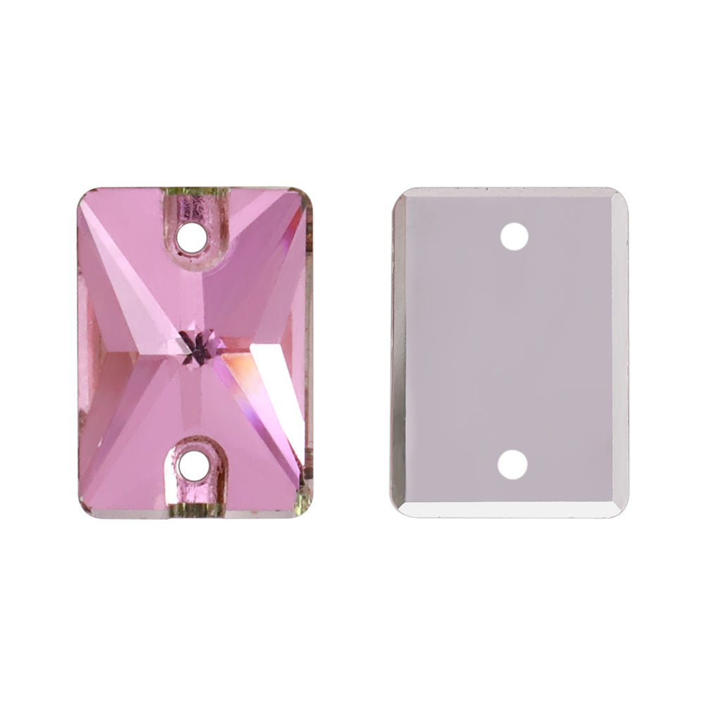 Vitrail Light Rectangle Shape High Quality Glass Sew-on Rhinestones Второстепенное изображение товара