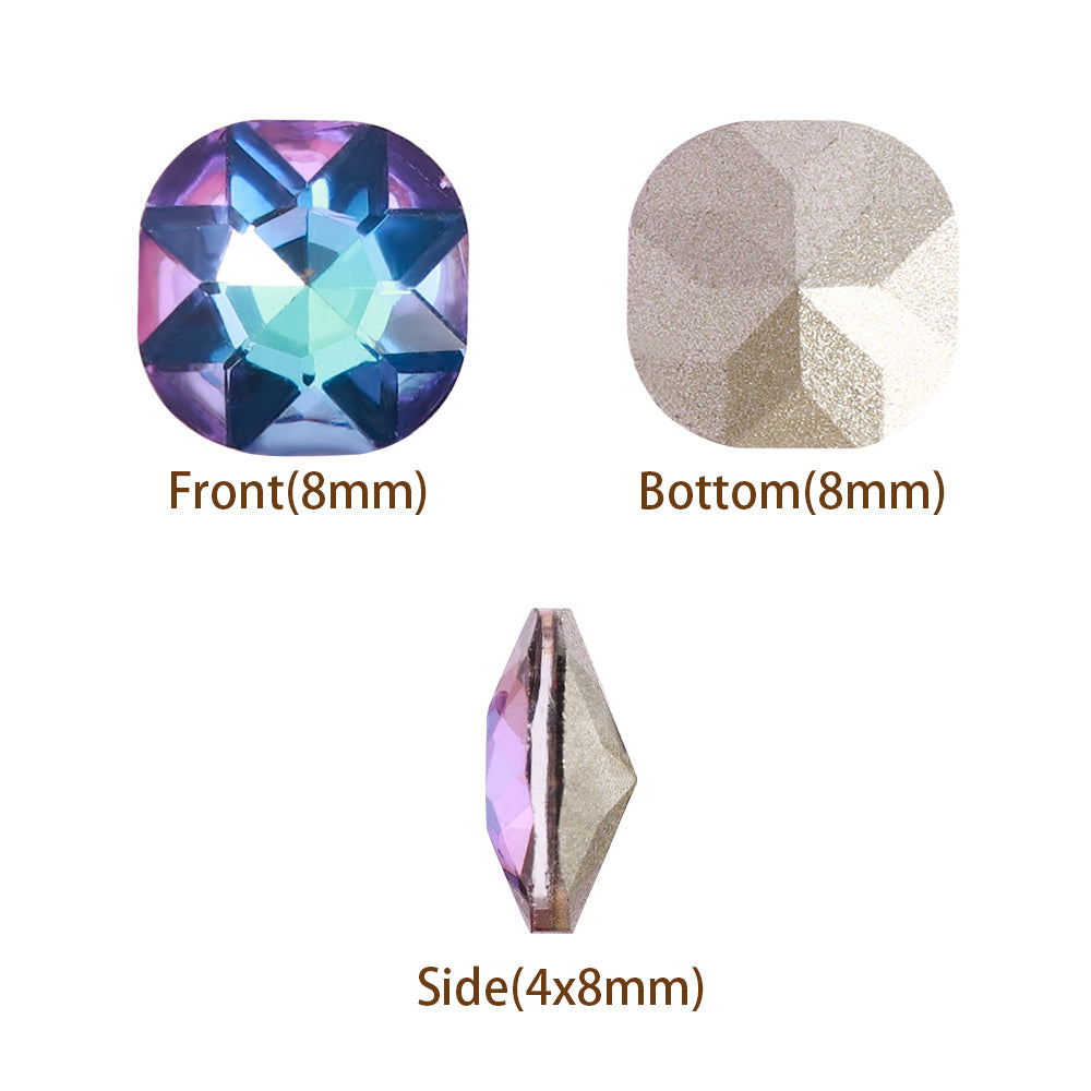 Vitrail Light Round Square Shape Pointed Back Fancy Rhinestones WholesaleRhinestone