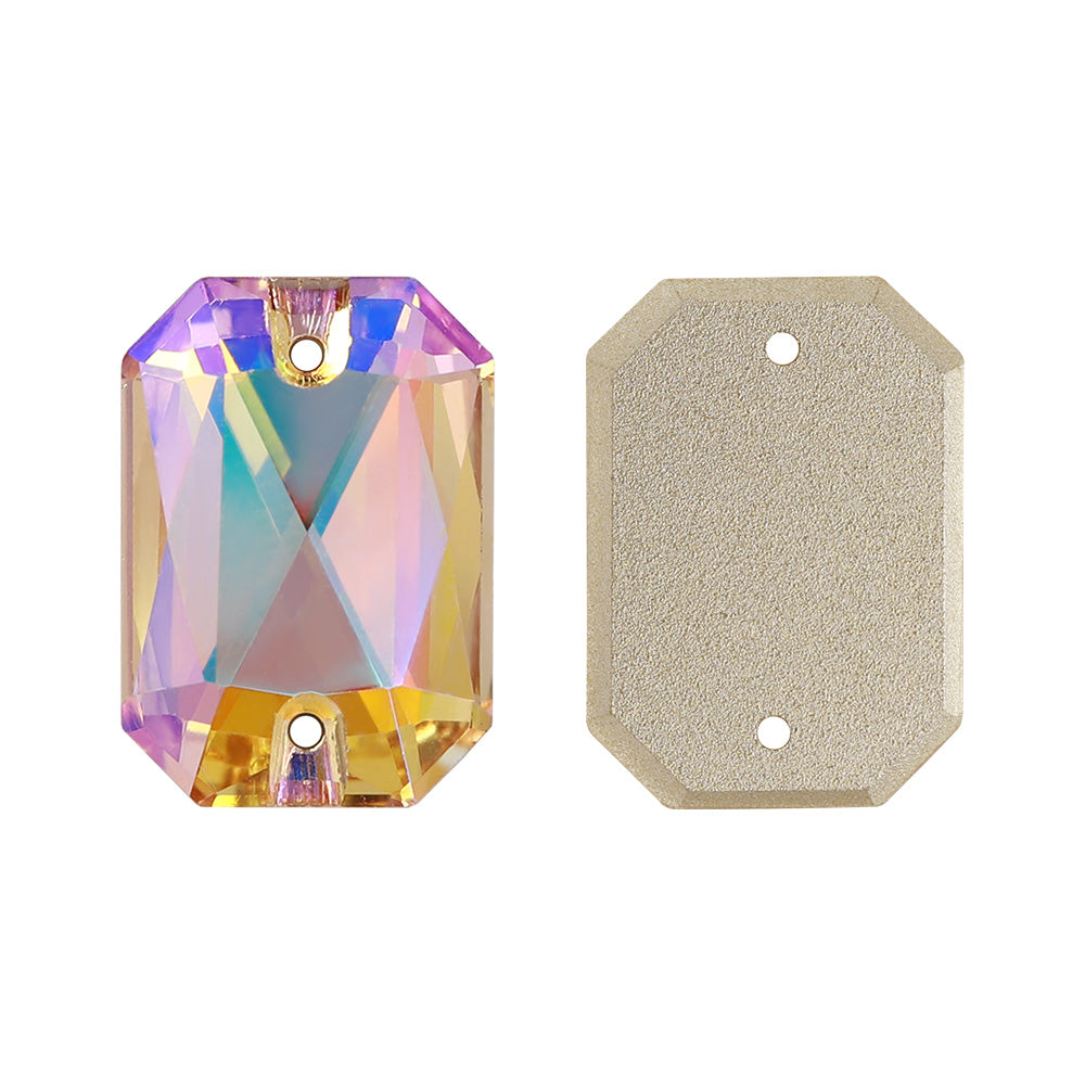 Paradise Shine Octagon Shape High Quality Glass Sew-on Rhinestones Secondary image