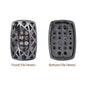 Cushion Rectangle Shape Hematite Plated High-Quality Sew-on Alloy Charms Inlaid Cubic Zirconia WholesaleRhinestone