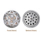 Round Shape Imitation Rhodium Plated High-Quality Sew-on Alloy Charms Inlaid Cubic Zirconia WholesaleRhinestone