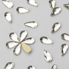 Raindrop Shape Crystal Flat Back Fancy Rhinestones WholesaleRhinestone