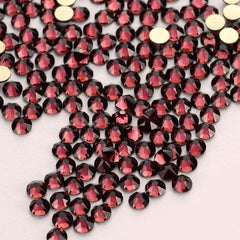 Amethyst Glass Flat Back Glue-on Rhinestones 16 Cut Facets In Bulk WholesaleRhinestone