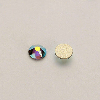 Black Diamond AB Flat Back Glue-on Rhinestones 16 Cut Facets WholesaleRhinestone