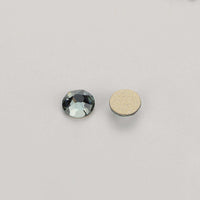 Black Diamond Glass Flat Back Glue-on Rhinestones 16 Cut Facets WholesaleRhinestone