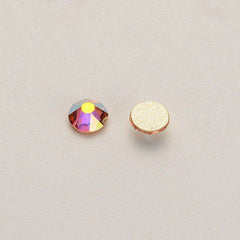 Champagne AB Flat Back Glue-on Rhinestones 16 Cut Facets WholesaleRhinestone