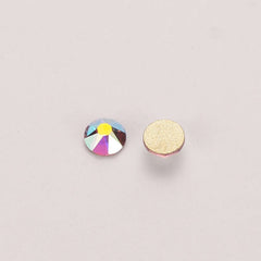 Light Amethyst AB Glass Flat Back Glue-On Rhinestones 16 Cut Facets In Bulk WholesaleRhinestone