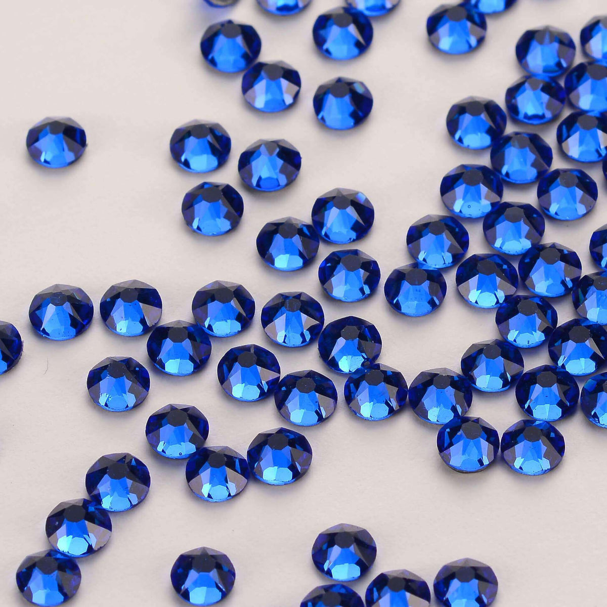 Sapphire Glass HotFix Rhinestones 16 Cut Facets WholesaleRhinestone