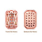 Octagon Shape Rose Gold Plated High-Quality Sew-on Alloy Charms Inlaid Cubic Zirconia WholesaleRhinestone
