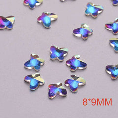 Butterfly Shape Crystal AB Flat Back Fancy Rhinestones WholesaleRhinestone