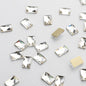 Rectangle Shape Crystal Flat Back Fancy Rhinestones WholesaleRhinestone