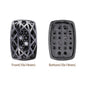 Cushion Rectangle Shape Hematite Plated High-Quality Sew-on Alloy Charms Inlaid Cubic Zirconia WholesaleRhinestone