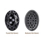 Oval Shape Hematite Plated High-Quality Sew-on Alloy Charms Inlaid Cubic Zirconia WholesaleRhinestone