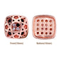 Cushion Square Shape Rose Gold Plated High-Quality Sew-on Alloy Charms Inlaid Cubic Zirconia WholesaleRhinestone