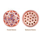 Round Shape Rose Gold Plated High-Quality Sew-on Alloy Charms Inlaid Cubic Zirconia WholesaleRhinestone