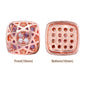 Cushion Square Shape Rose Gold Plated High-Quality Sew-on Alloy Charms Inlaid Cubic Zirconia WholesaleRhinestone