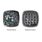 Cushion Square Shape Hematite Plated High-Quality Sew-on Alloy Charms Inlaid Cubic Zirconia WholesaleRhinestone