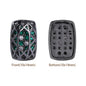 Cushion Rectangle Shape Hematite Plated High-Quality Sew-on Alloy Charms Inlaid Cubic Zirconia WholesaleRhinestone