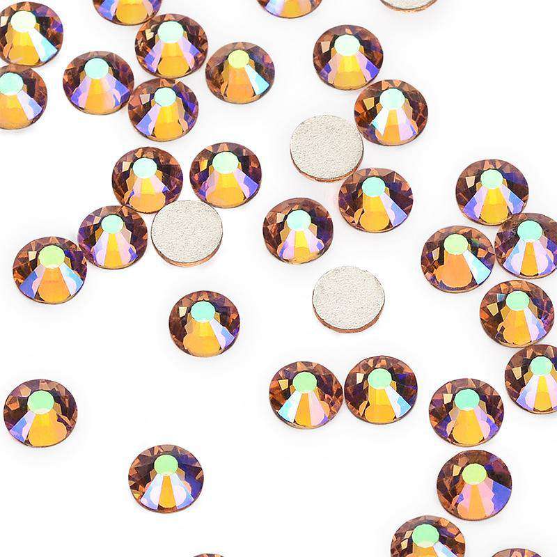 Champagne AB Glass FlatBack Rhinestones WholesaleRhinestone Main image