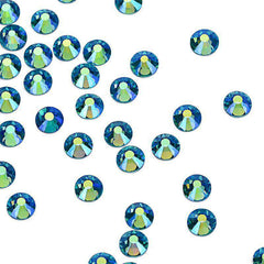 Aquamarine AB Glass FlatBack Rhinestones In Bulk WholesaleRhinestone