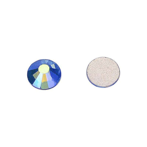 Light Blue AB Glass FlatBack Rhinestones Silver Back WholesaleRhinestone