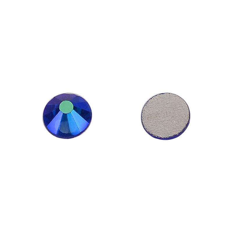 Sapphire AB Glass FlatBack Rhinestones Silver Back WholesaleRhinestone