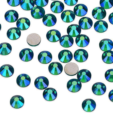 Blue Zircon AB Glass FlatBack Rhinestones WholesaleRhinestone Immagine principale del prodotto