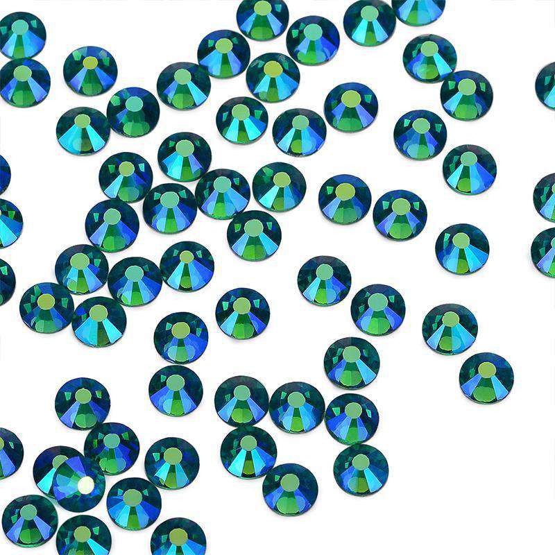 Blue Zircon AB Glass FlatBack Rhinestones In Bulk WholesaleRhinestone