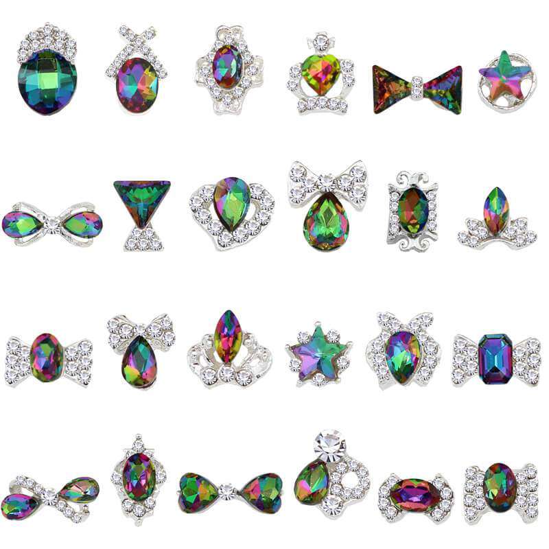 Alloy Nail Art Rhinestones Charms Gems Stones Decoration JC149-JC172 WholesaleRhinestone Imagen principal del producto