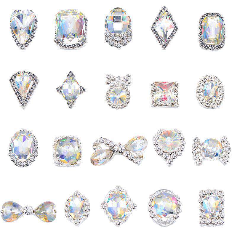 Alloy Nail Art Rhinestones Charms Gems Stones Decoration JC41-JC60 WholesaleRhinestone