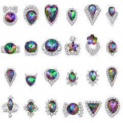 Alloy Nail Art Rhinestones Charms Gems Stones Decoration JC101-JC124 WholesaleRhinestone