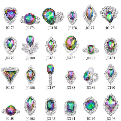 Alloy Nail Art Rhinestones Charms Gems Stones Decoration JC173-JC196 WholesaleRhinestone