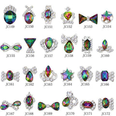 Alloy Nail Art Rhinestones Charms Gems Stones Decoration JC149-JC172 WholesaleRhinestone