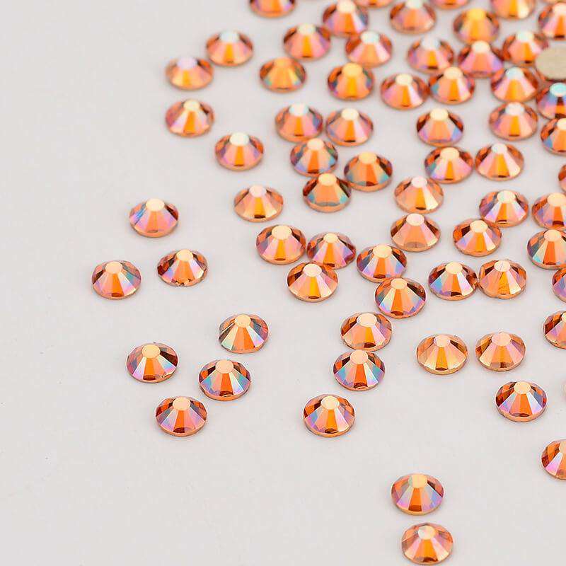 Amber Glass Flat Back Rhinestones WholesaleRhinestone