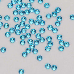 Aquamarine Glass HotFix Rhinestones In Bulk WholesaleRhinestone