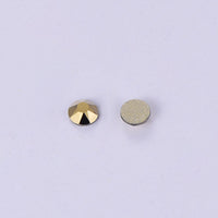 Aurum Glass Flat Back Glue-On Rhinestones 16 Cut Facets WholesaleRhinestone