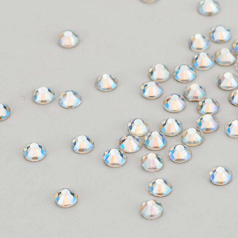 Blue Moonlight Glass Flat Back Rhinestones In Bulk WholesaleRhinestone
