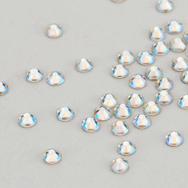 Blue Moonlight Glass Flat Back Rhinestones In Bulk WholesaleRhinestone
