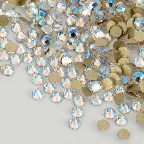 Blue Moonlight Glass Flat Back Rhinestones WholesaleRhinestone