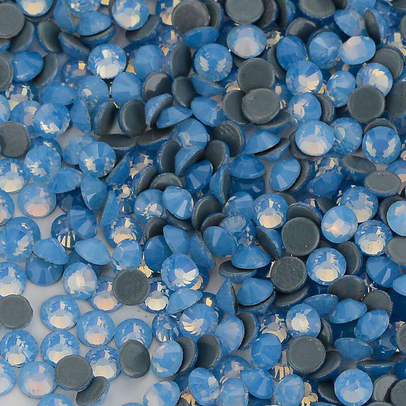 Blue Opal Glass HotFix Rhinestones In Bulk WholesaleRhinestone