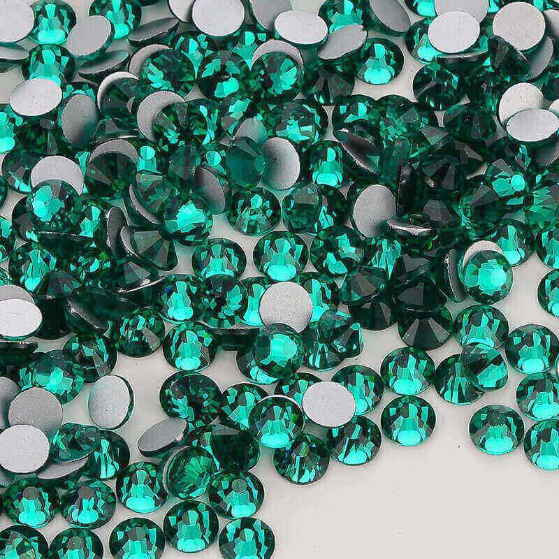 Blue Zircon Glass FlatBack Rhinestones In Bulk WholesaleRhinestone