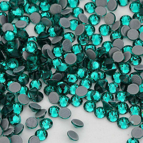 Blue Zircon Glass HotFix Rhinestones In Bulk WholesaleRhinestone